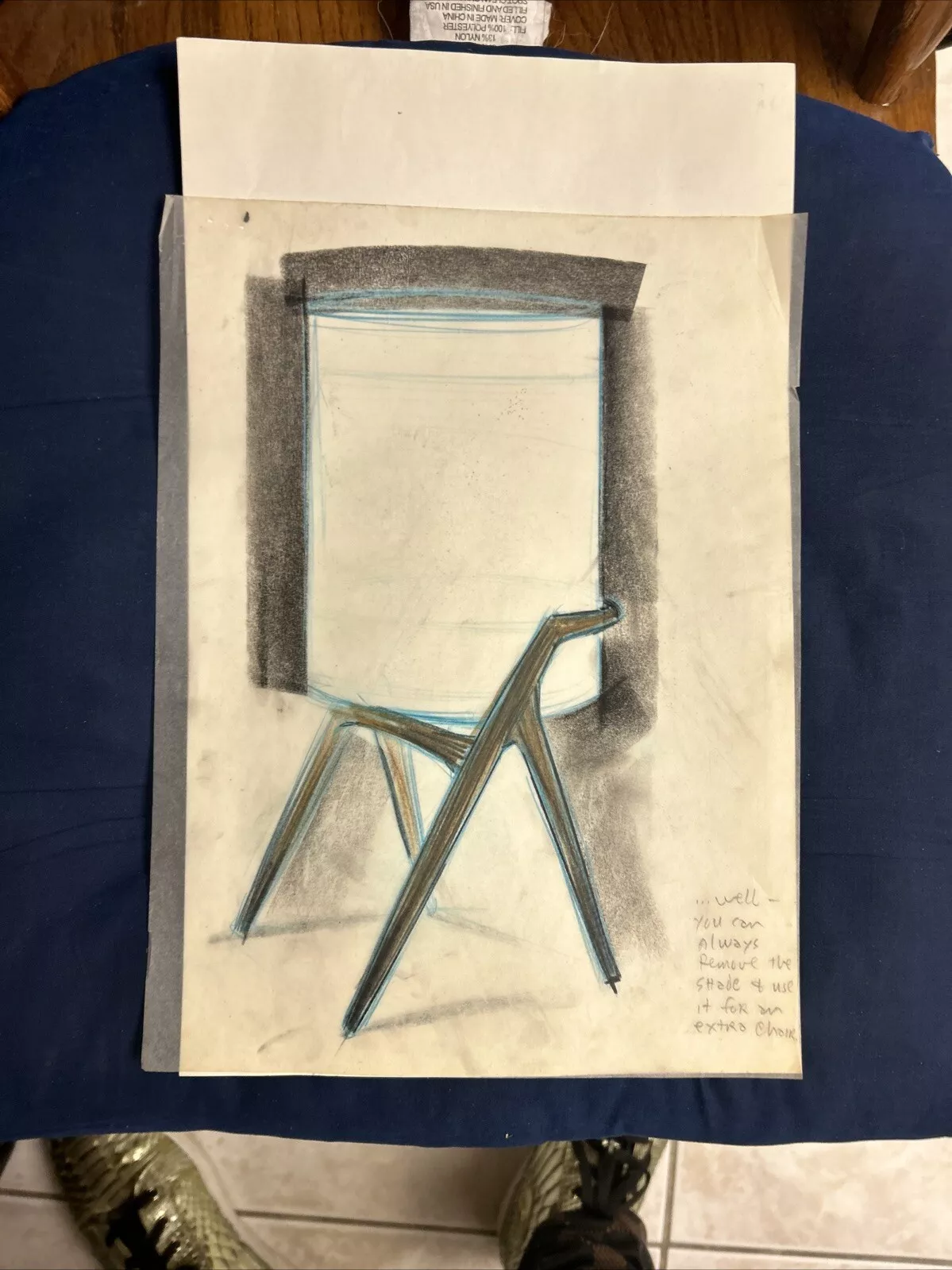 Arthur Jacobs Lamp Design Sketch 4