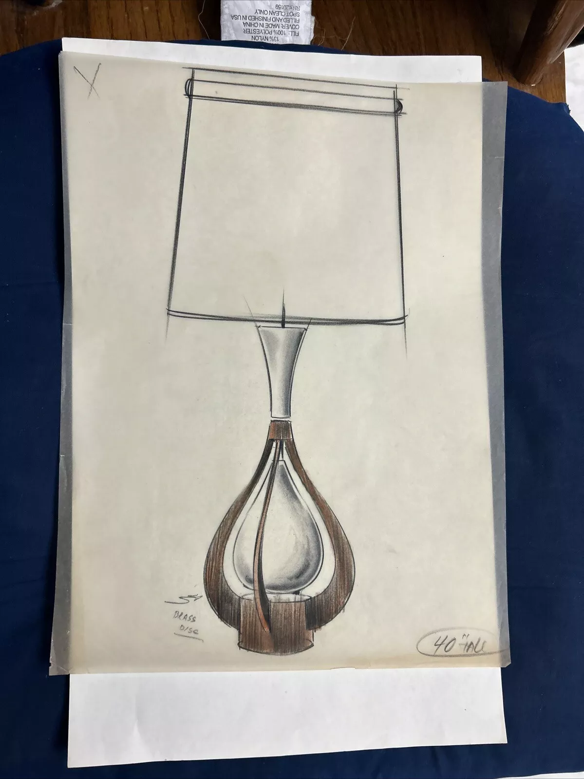 Arthur Jacobs Lamp Design Sketch 5