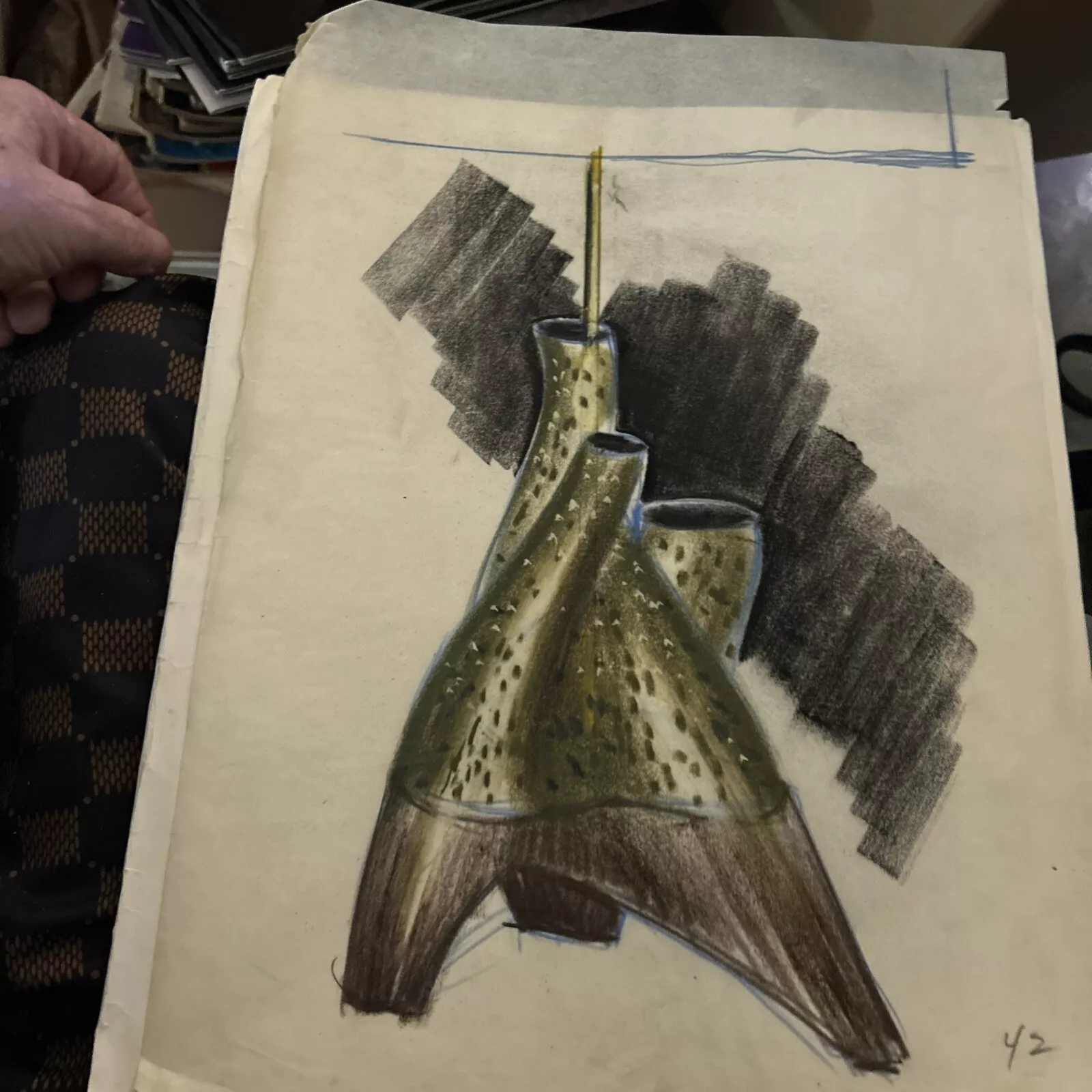 Arthur Jacobs Lamp Design Sketch 7