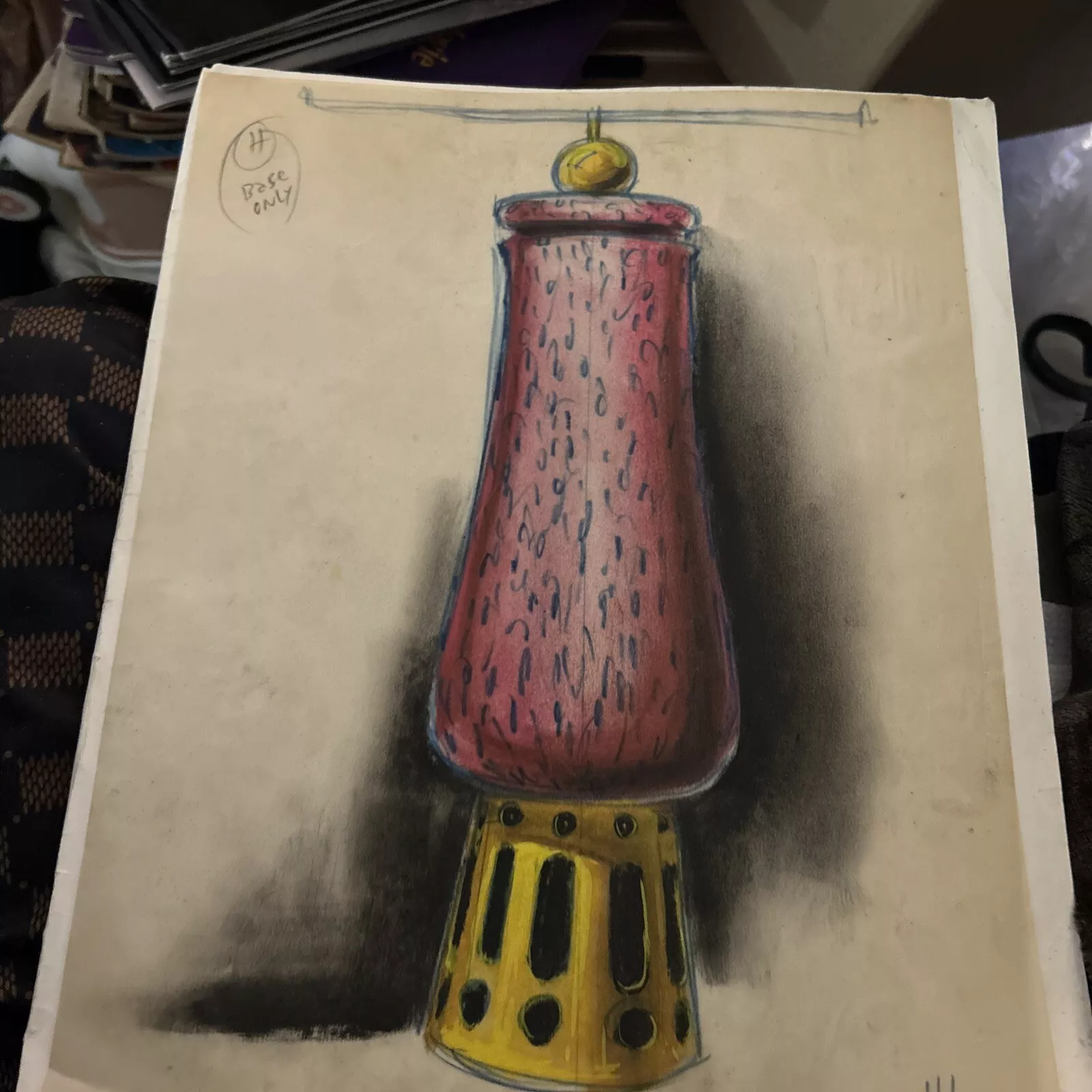 Arthur Jacobs Lamp Design Sketch 8